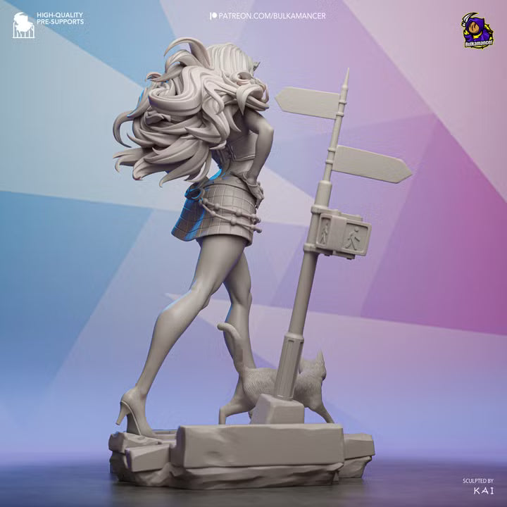 Urban Carnivore Streetwear Heroine Resin Statue | Bulkamancer Garage Kit