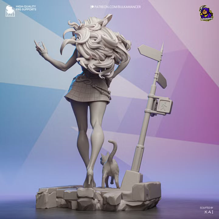 Urban Carnivore Streetwear Heroine Resin Statue | Bulkamancer Garage Kit
