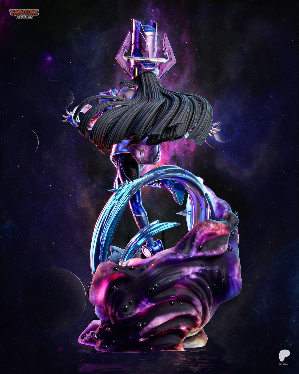 Galacta Custom Resin Statue – High-Detail Cosmic Collectible Figure