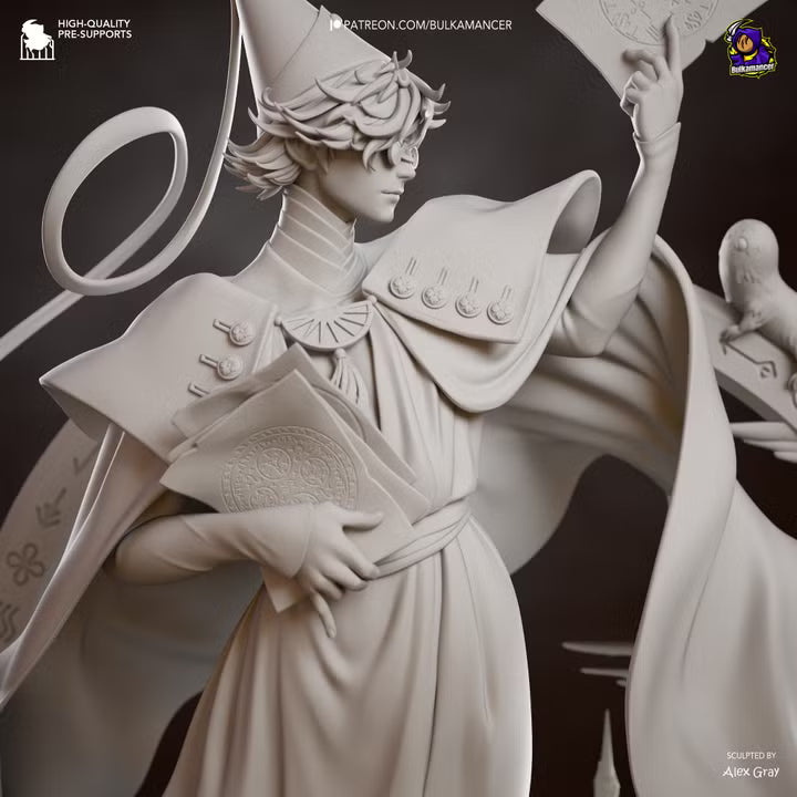 Witch Mentor | Wizard Resin Statue / Garage Kit (Bulkamancer)