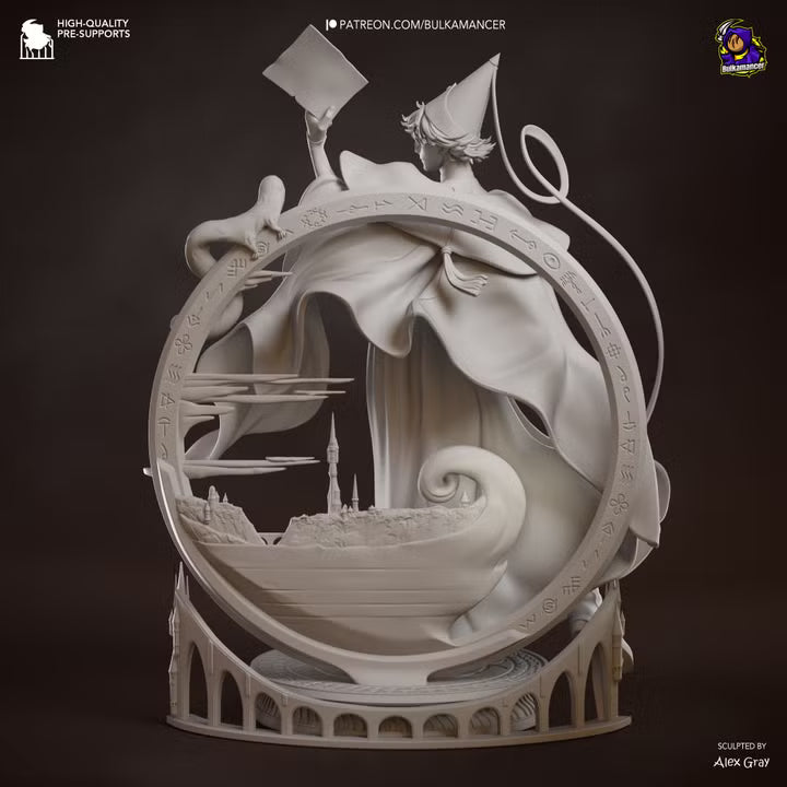 Witch Mentor | Wizard Resin Statue / Garage Kit (Bulkamancer)