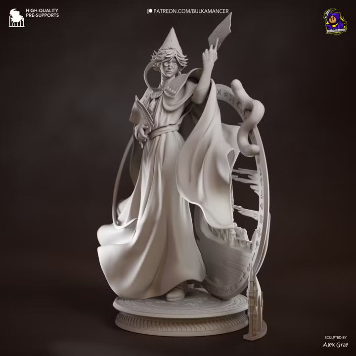 Witch Mentor | Wizard Resin Statue / Garage Kit (Bulkamancer)