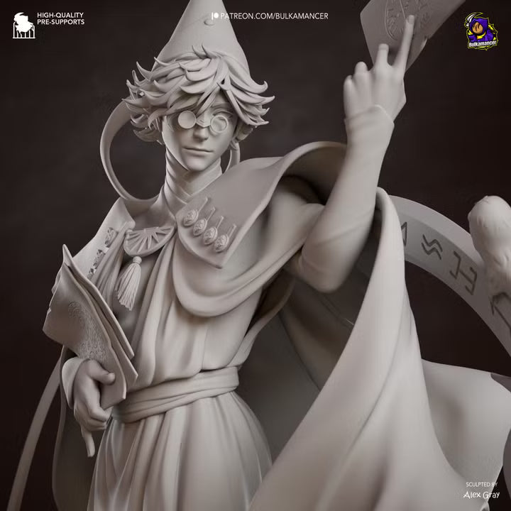 Witch Mentor | Wizard Resin Statue / Garage Kit (Bulkamancer)