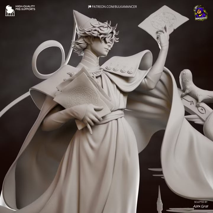Witch Mentor | Wizard Resin Statue / Garage Kit (Bulkamancer)