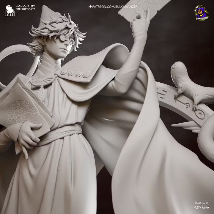 Witch Mentor | Wizard Resin Statue / Garage Kit (Bulkamancer)