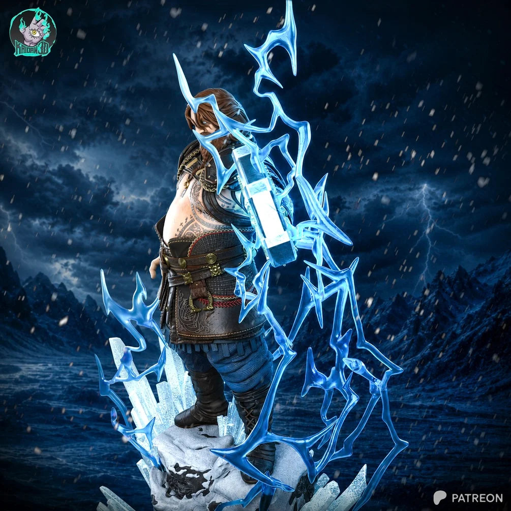 Thor God of War Ragnarok Statue XL - Billy Bones Emporium