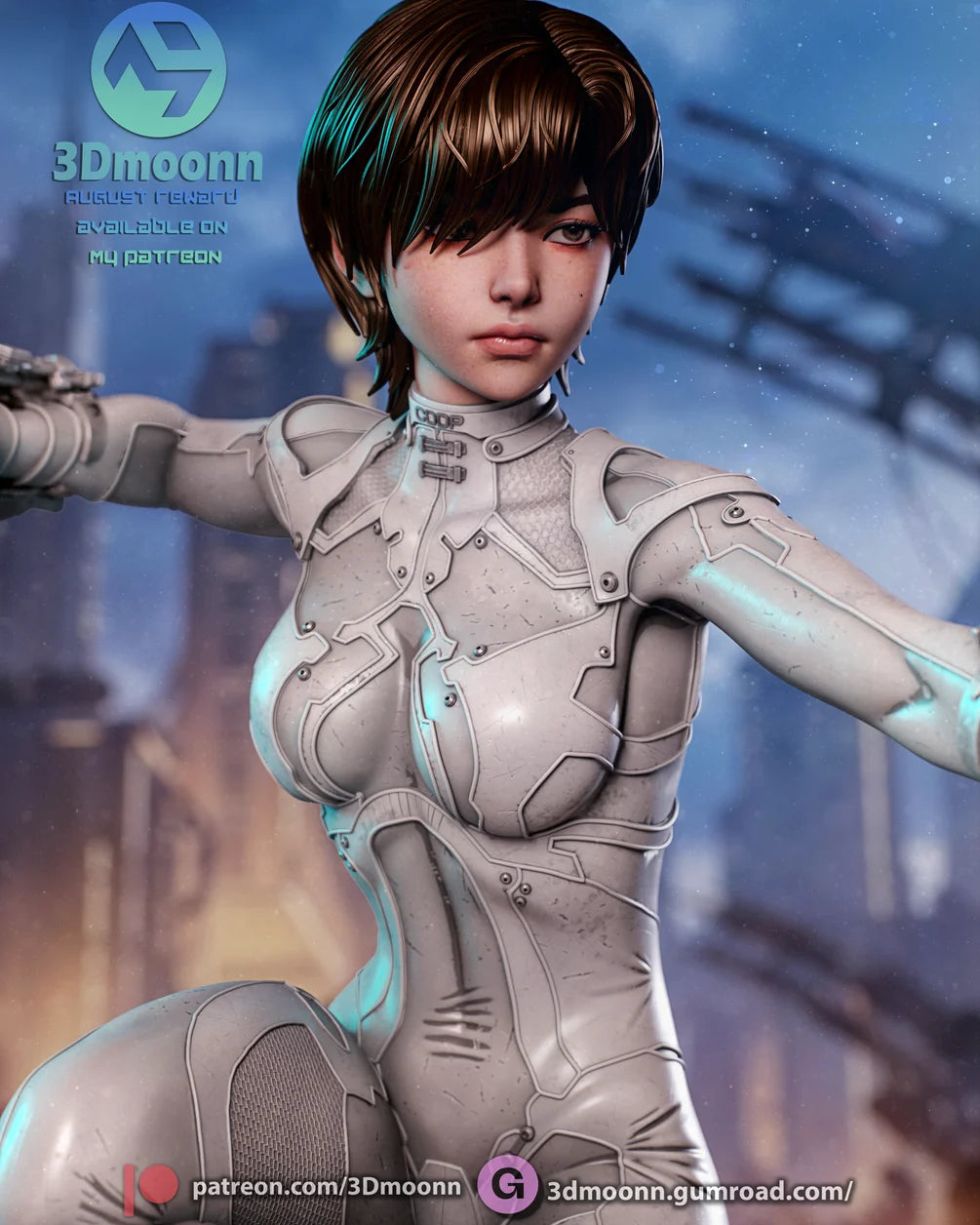 Evie Statue 1/6 Scale - Stellar Blade Blood Rain | Billy Bones Emporium