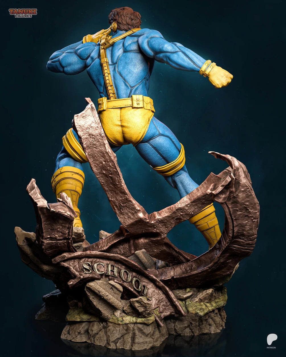 Cyclops Custom Resin Statue – High-Detail X-Men Collectible Figure