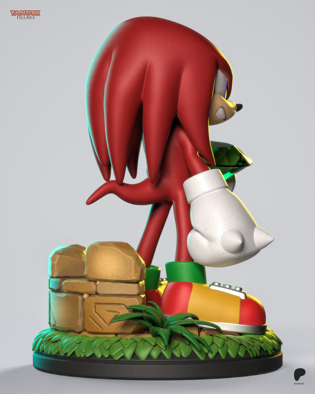Knuckles the Echidna Custom Resin Statue – High-Detail Gaming Collectible