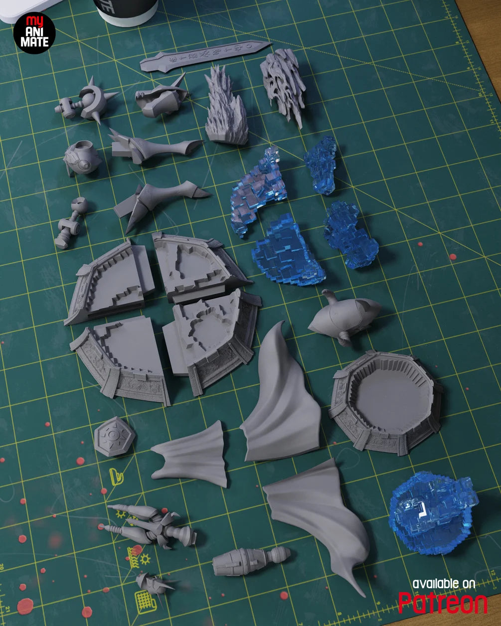Omnimon(Omegamon) Custom Resin Statue – 1/8 Scale Digital Monster Collectible