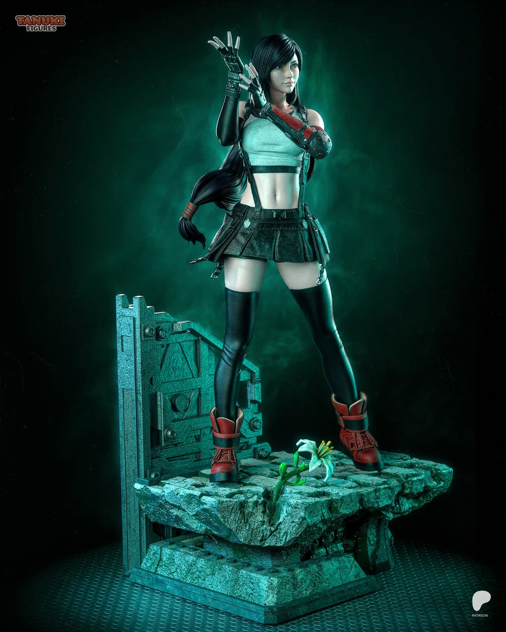 Tifa Lockhart Custom Resin Statue – High-Detail Collectible Figure